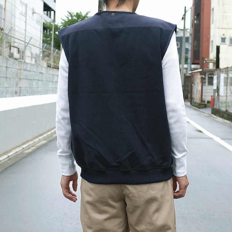 45%OFF！□イギリス郵便局 ロイヤルメール フリースベスト ネイビー 