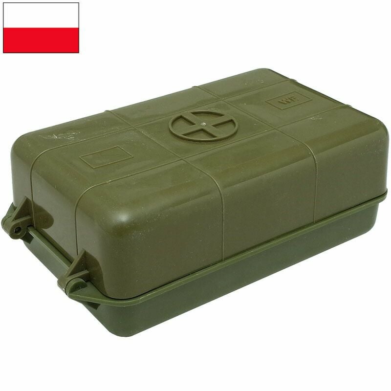 ポーランド軍 ファーストエイド プラスチックボックス オリーブ デッド