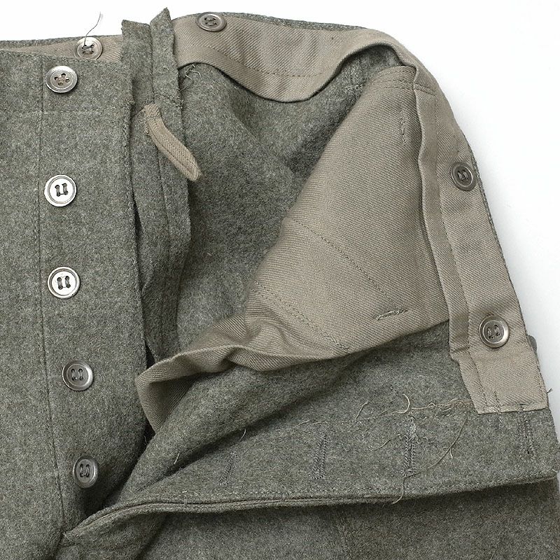 スウェーデン軍 M39 ウールパンツ グレー デッドストック PP002NN SWD