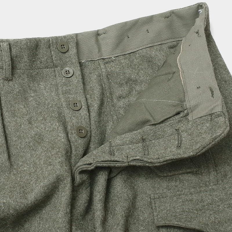 スウェーデン軍 M58 ウールパンツ グレー デッドストック PP359NN SWD