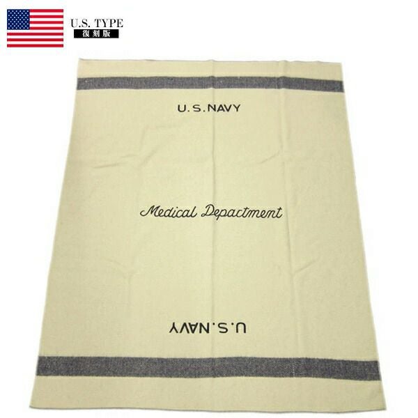 米軍タイプ WW2 NAVYブランケット ラージ 新品 #EE262YN 毛布 第二次