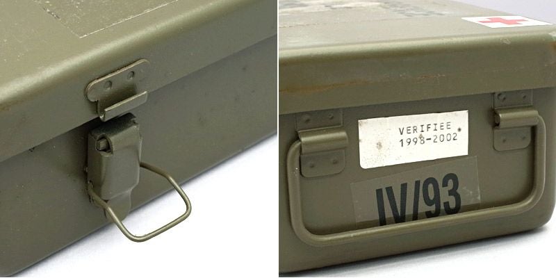 フランス軍 F／A メタルボックス USED BX006UN 仏 スチール 箱