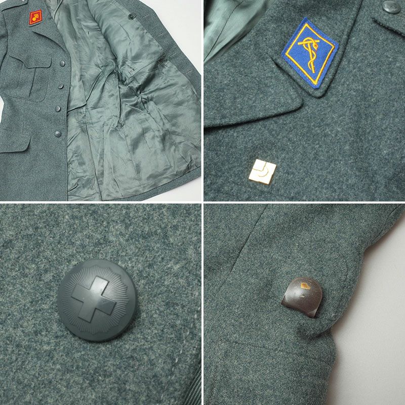 スイス軍 ウールジャケット グレー 後期型 USED JJ180UN | ミリタリー