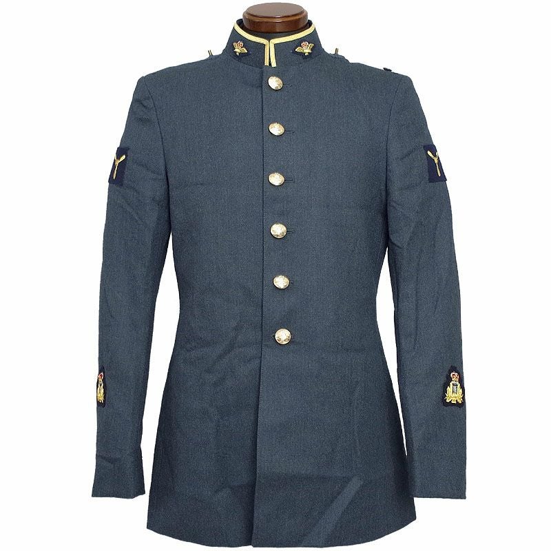 イギリス軍 RAF ミュージックサービス ジャケット ブルー メンズ USED