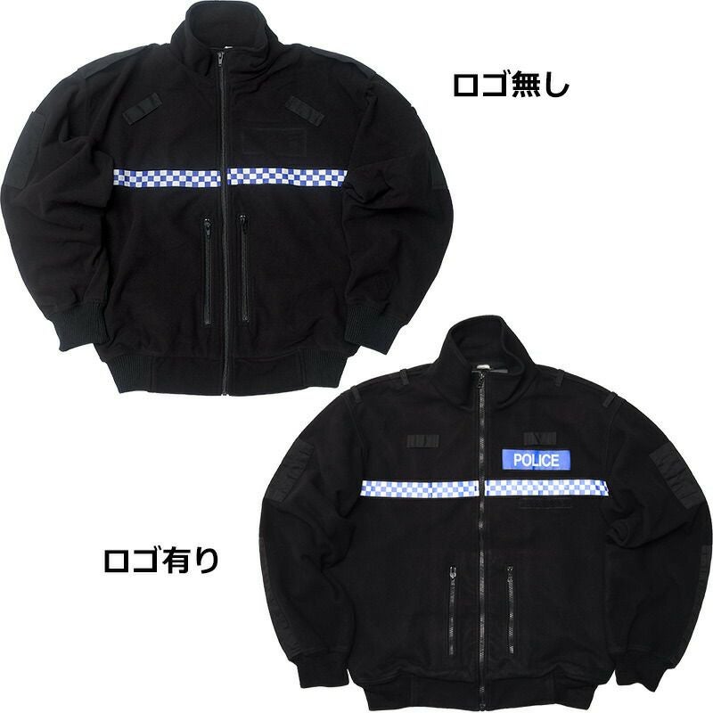 イギリス ポリス フリースジャケット ブラック USED JJ307UN英国 警察