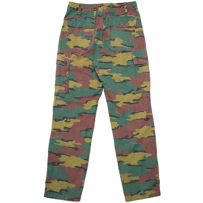ベルギー軍 M-90 カモフラージュ カーゴパンツ リップストップ USED
