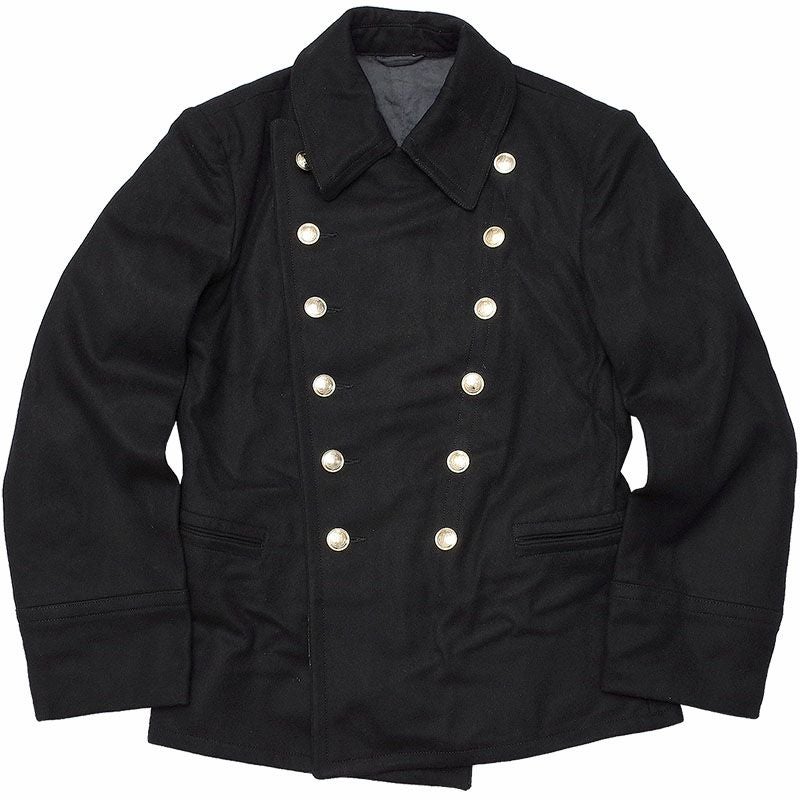 55%OFF！□ソビエト軍 マリーン ウールジャケット ピーコート ブラック
