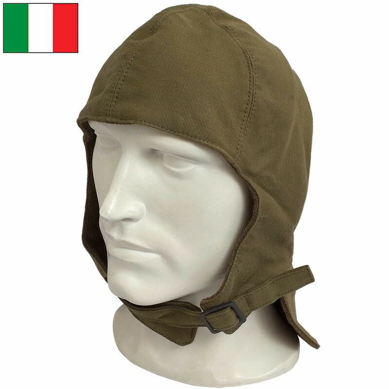 イタリア軍 MM 防寒 デッキキャップ カーキ デッドストック HC067NN