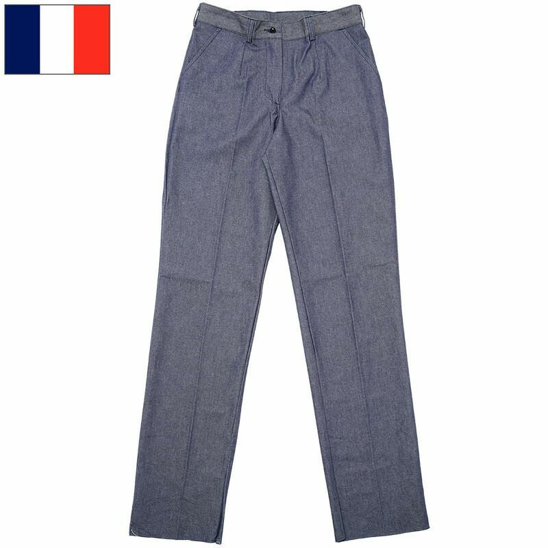 フランス軍 デニムパンツ レディース デッドストック PP009NN 海軍