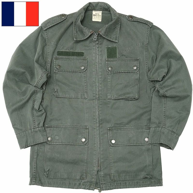 フランス軍 AF フィールドジャケット HBT オリーブ USED JJ321UN AIR