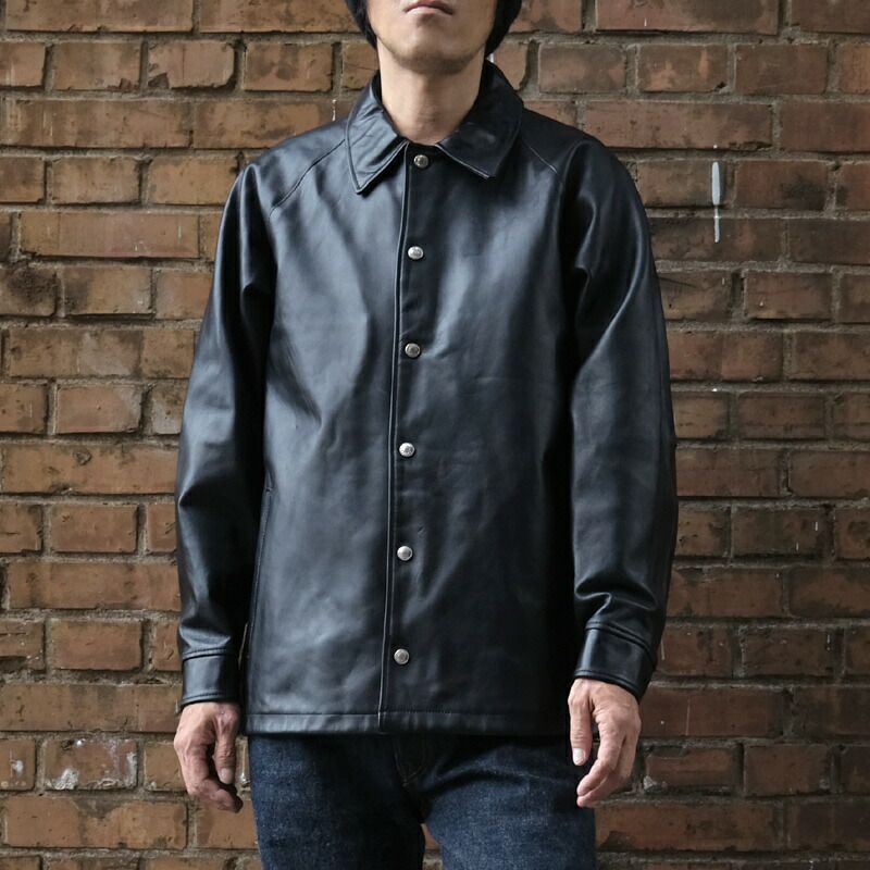 Schott レザーコーチジャケット 2XL 完売品 Schott N.Y.C（ショット） Schott #782-3950081[782-1950014](3121026
