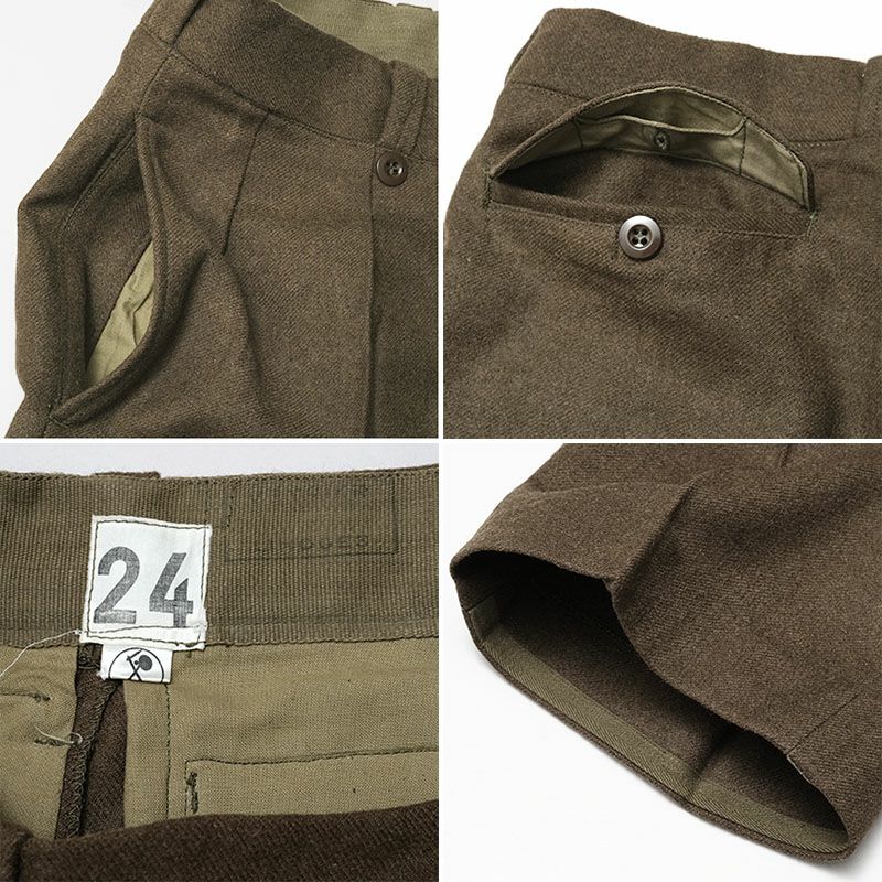 フランス軍 M52 ウールパンツ デッドストック PP382NN フレンチ