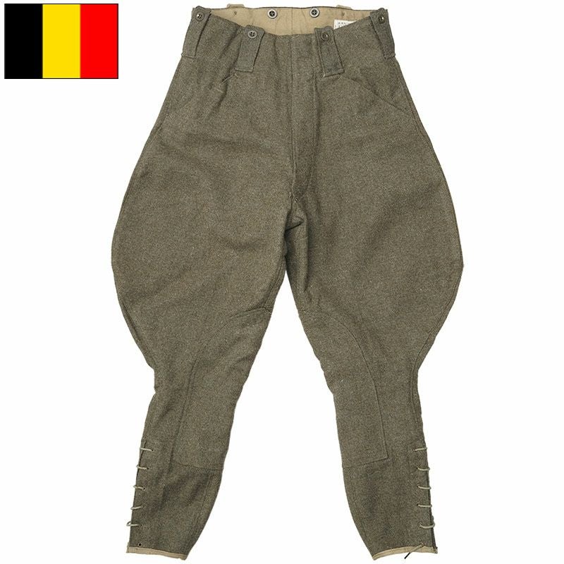 ベルギー軍 1950 ウール ライディングパンツ デッドストック PP058UN