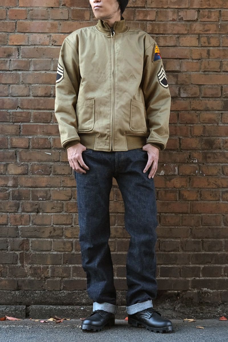 HOUSTON ヒューストン #5B-FR U.S. ARMY コンバットジャケット