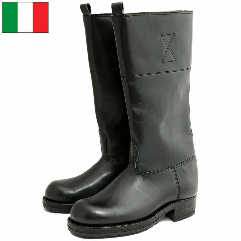イタリア軍 MM ジャックブーツ ブラック デッドストック FB068NN 海軍