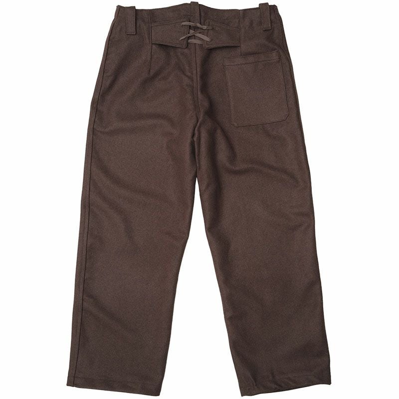 45%OFF！□イタリア軍 ホスピタル ウールパンツ ブラウン デッド