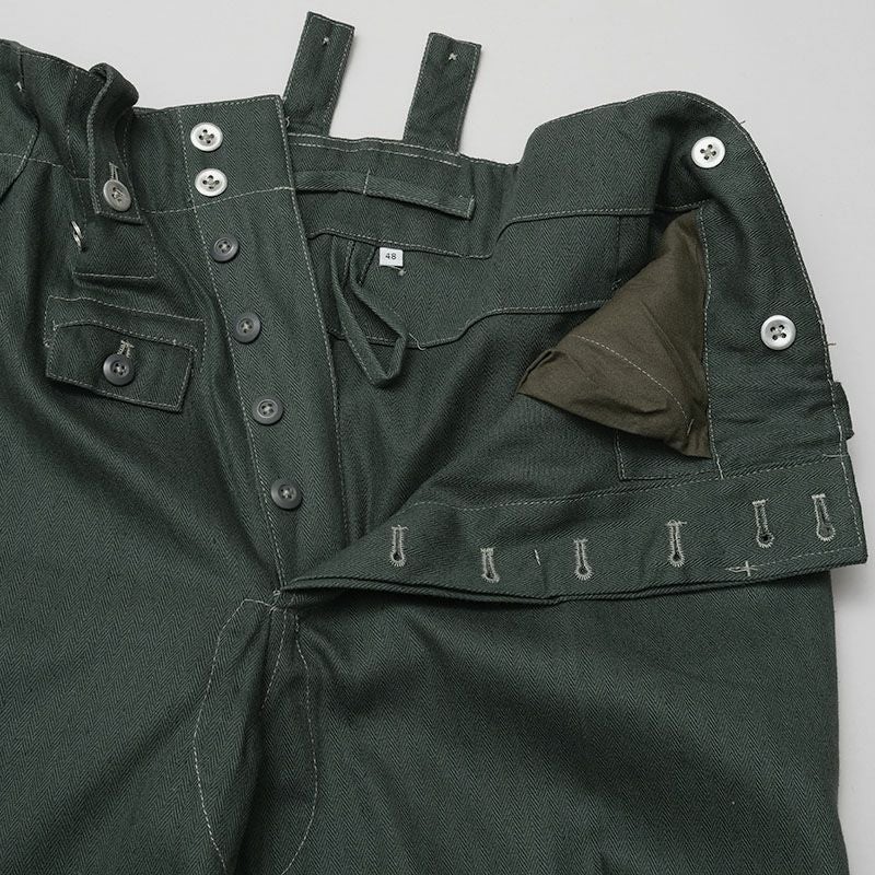 ドイツ軍タイプ M40 ドリルパンツ HBT 新品 WW2 陸軍 フィールド