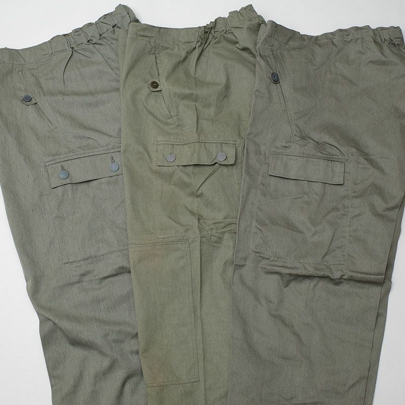 東ドイツ軍 タンカースパンツ グレー デッドストック PP469NN NVA