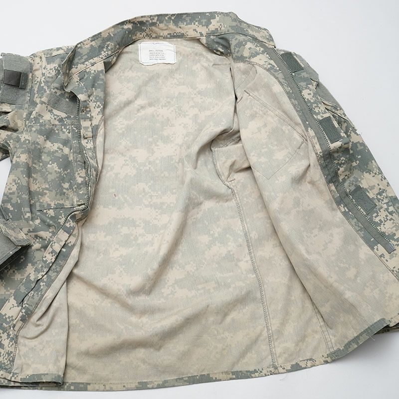 米軍実物 ACUジャケット UCP迷彩 本物コンバットシャツXL デッドストック 65%OFF！□米軍 ACU コンバットジャケット UCP USED JJ337UN アメリカ