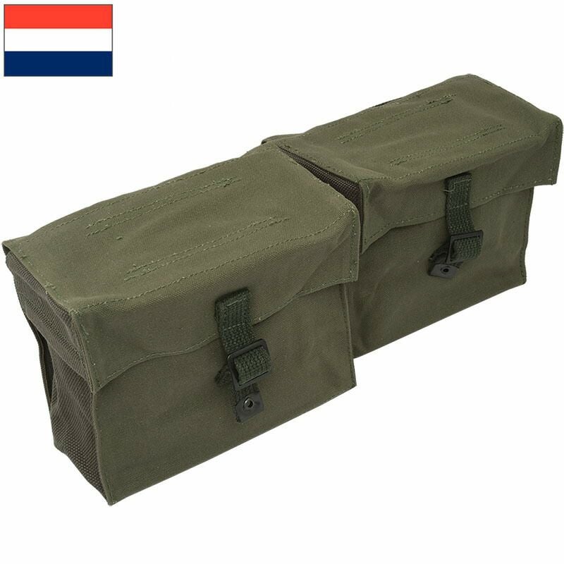 オランダ軍　バックパック　ベルトキットセット オランダ軍 キャンバス ベルトポーチ ダブル デッドストック BP148NN