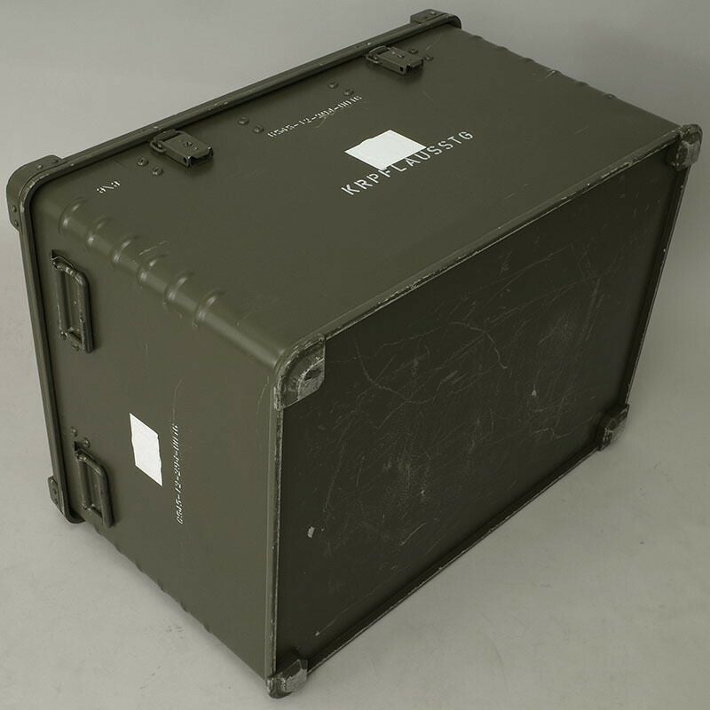ドイツ軍 A20 アルミボックス ZARGES オリーブ 80×60×50cm USED 