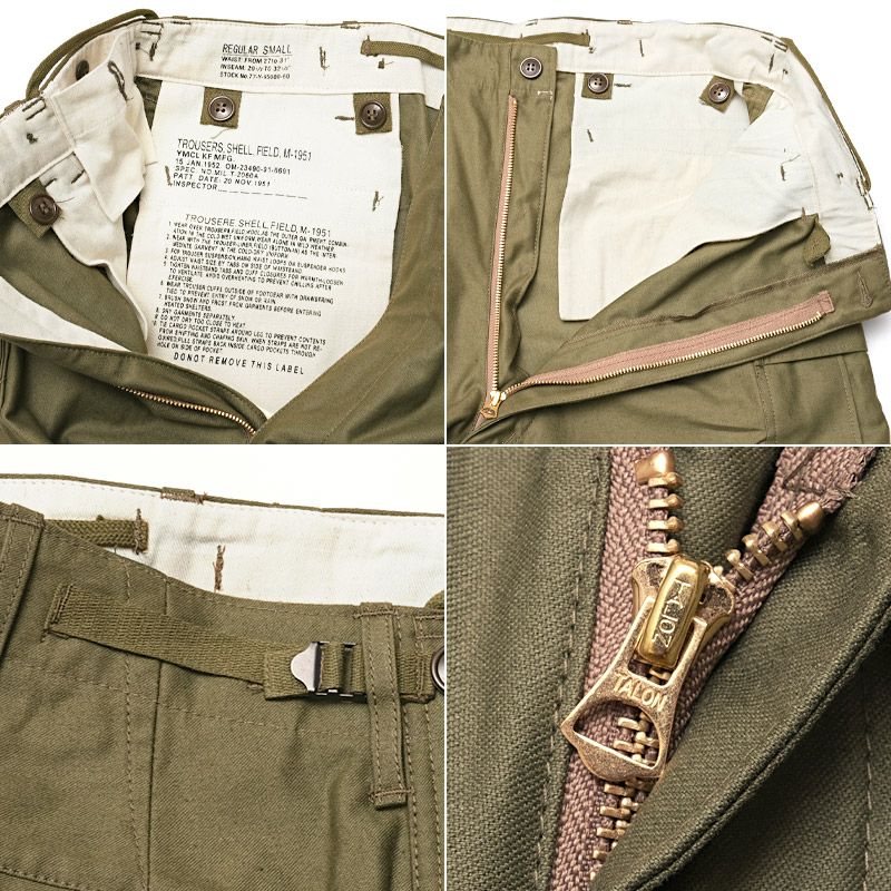 米軍タイプ M-51フィールドパンツ #PP350YNSEABEESシービーズ