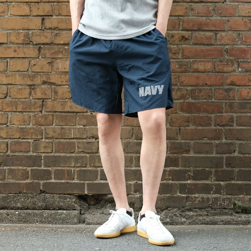 米軍 オフィシャルNAVYユニフォーム プリントショートパンツ デッドストック SF043M6 SF043M8