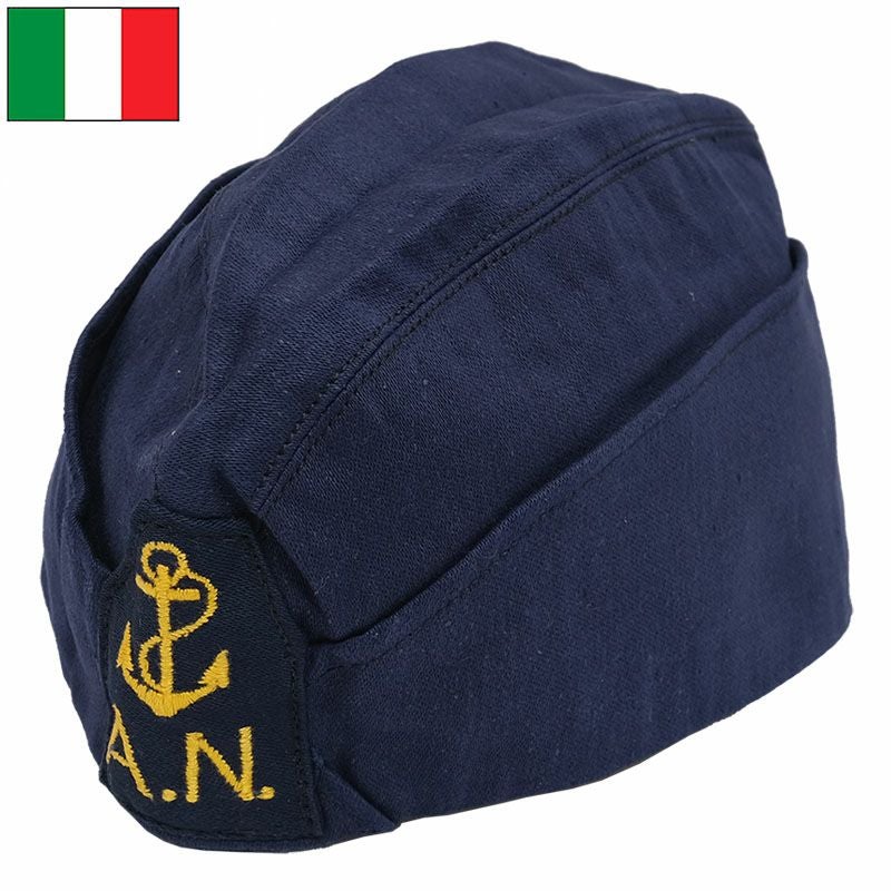 メール便可 イタリア軍 マリーン クルーキャップ ネイビー デッド