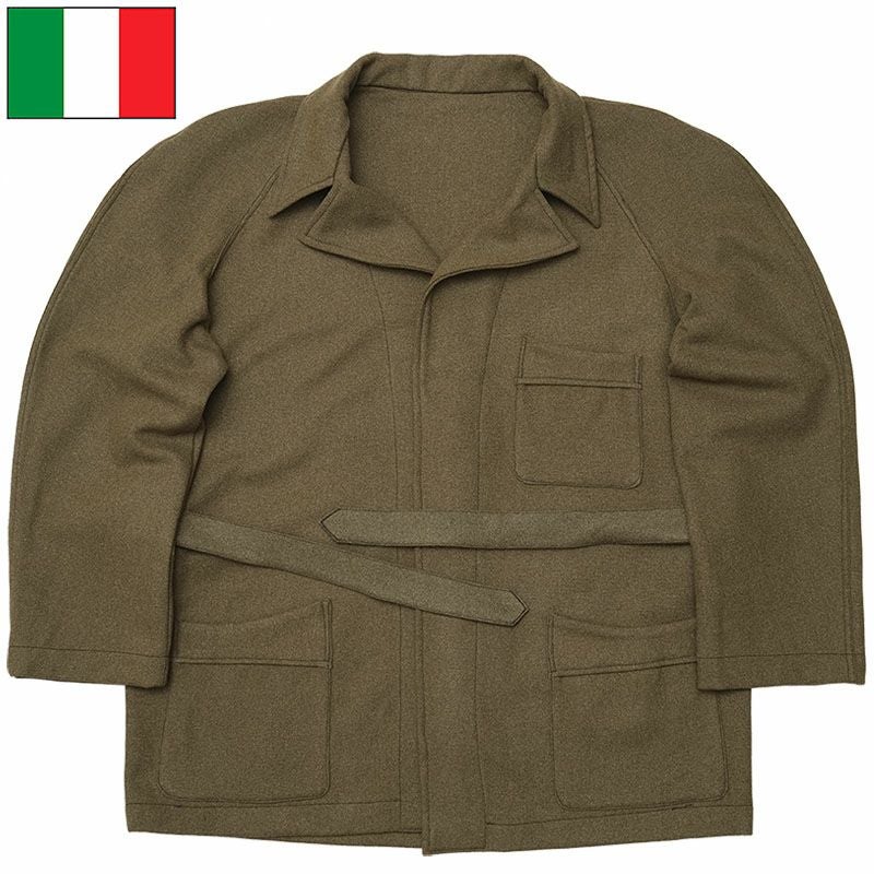 イタリア軍 ホスピタル ウールジャケット オリーブ デッドストック
