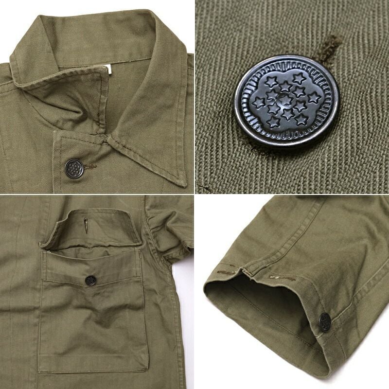 米軍タイプ M-43 HBTジャケット JJ316YN メンズ 男性 サバゲー