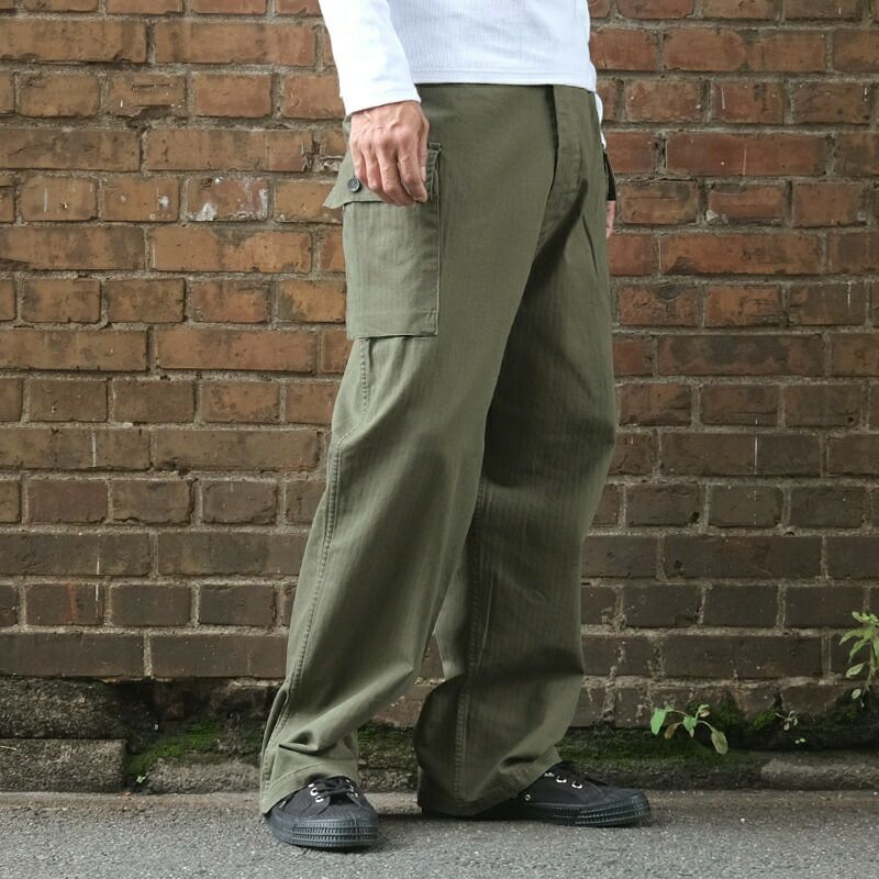 米軍タイプ M-43 HBTパンツ PP374YN M43パンツ メンズ ファティーグ 米軍タイプ M-43 HBTパンツ PP374YN M43パンツ メンズ ファティーグ