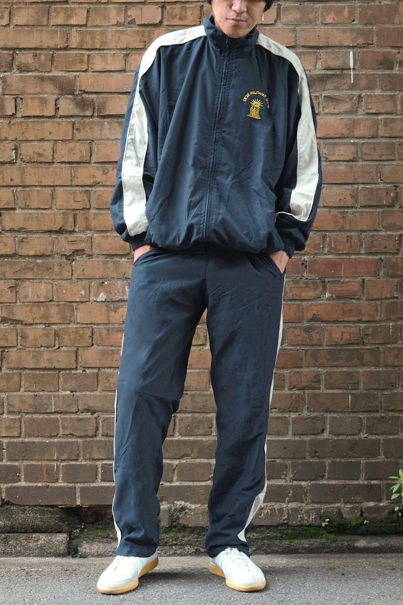 フランス軍 ジャージ　上下　セットアップ　トラックジャケット　ミリタリー DEAD STOCK】French Army Training Jacket フランス軍 トレーニング