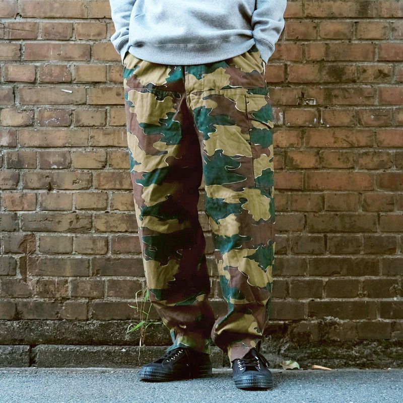 ベルギー軍 M-58 ジグソーカモ コンバット オーバーパンツ USED M58