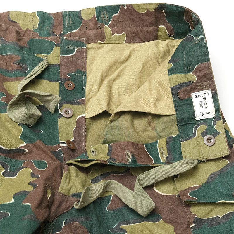 ベルギー軍 M-58 ジグソーカモ コンバット オーバーパンツ USED M58