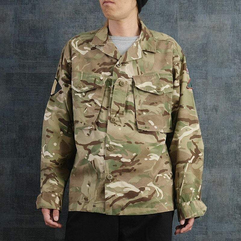 イギリス軍 バラックシャツ MTPカモ USED JS212UN 英軍 ARMY 陸軍 