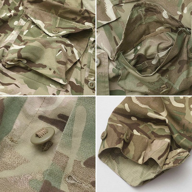 イギリス軍 バラックシャツ MTPカモ USED JS212UN 英軍 ARMY 陸軍