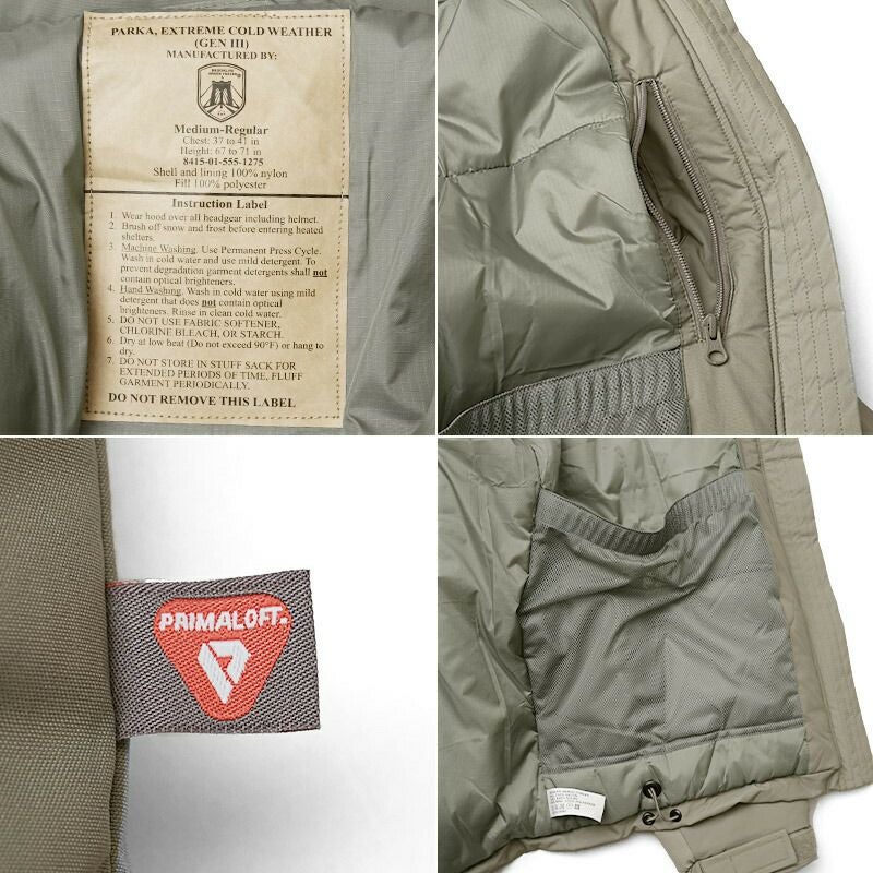 米軍タイプ #BAF-L7 LEVEL7 パーカー デッドストックECWCS GEN3