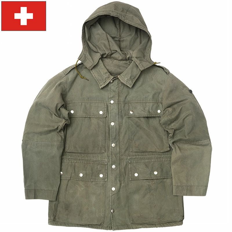 スイス軍 マウンテンジャケット オリーブ USED フィールド コンバット