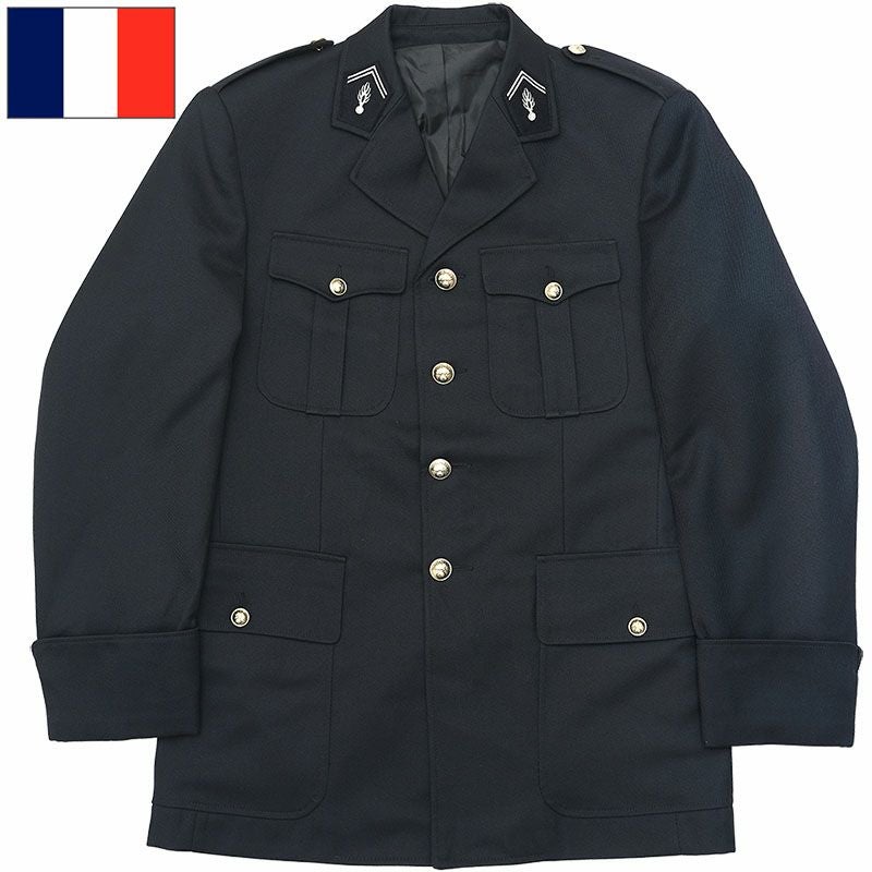 フランス軍 ミリタリーポリス ユニフォームジャケット ダークネイビー