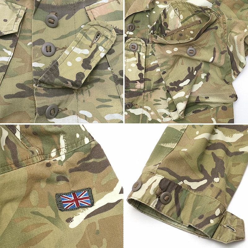 イギリス軍 コンバットジャケット MTPカモ USED JS212UN 英軍 ライト