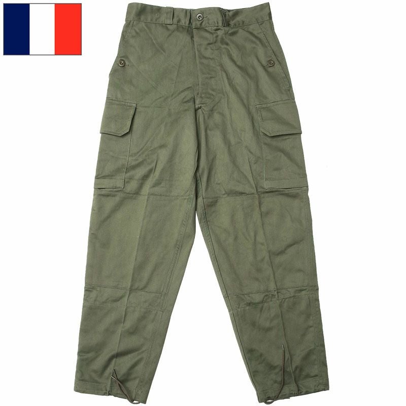 フランス軍 M64 フィールドパンツ オリーブ 【サイズ68・76】デッド