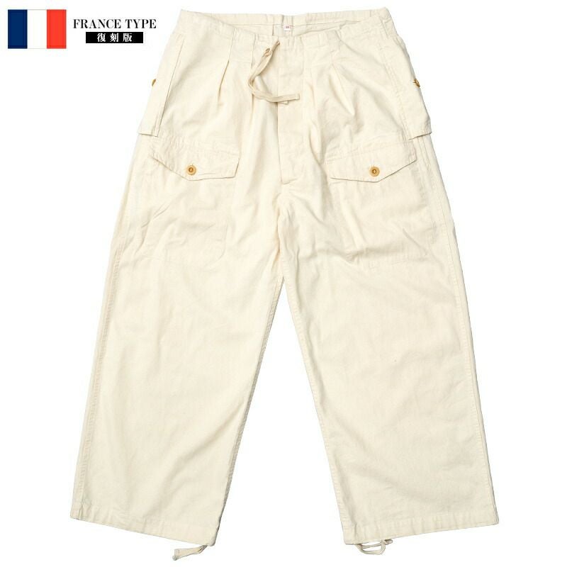 フランス軍スノーカモパンツ　1950s french military 1956 FRENCH ARMY ALPINE SNOW CAMO PANTS / ヴィンテージ 50s