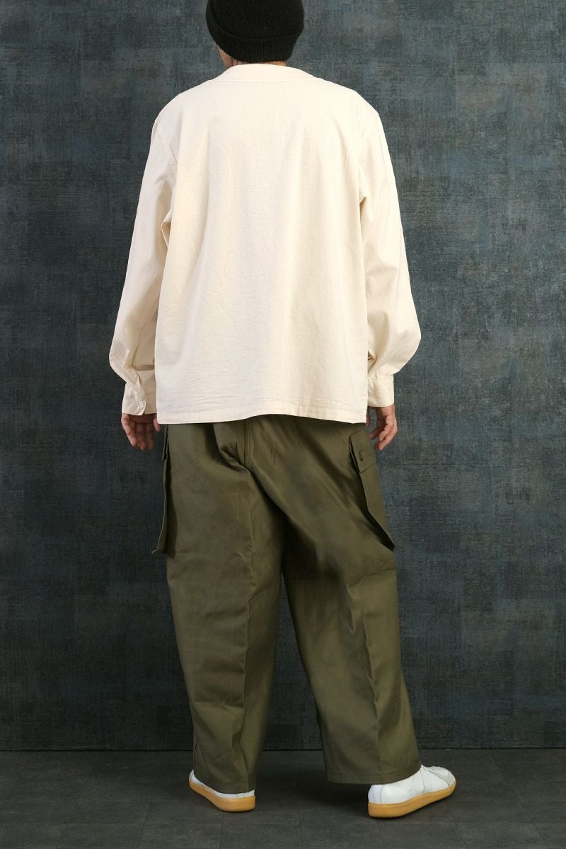 フランスタイプ ファーマーズシャツ #JS209YN トップス メンズ ロング 