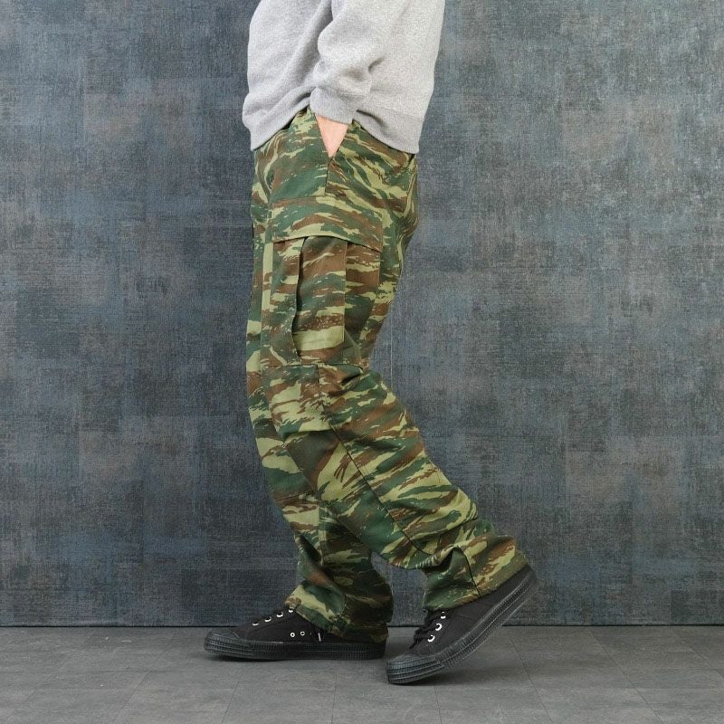 ギリシャ軍 フィールド カーゴパンツ ツイル リザードカモ USED