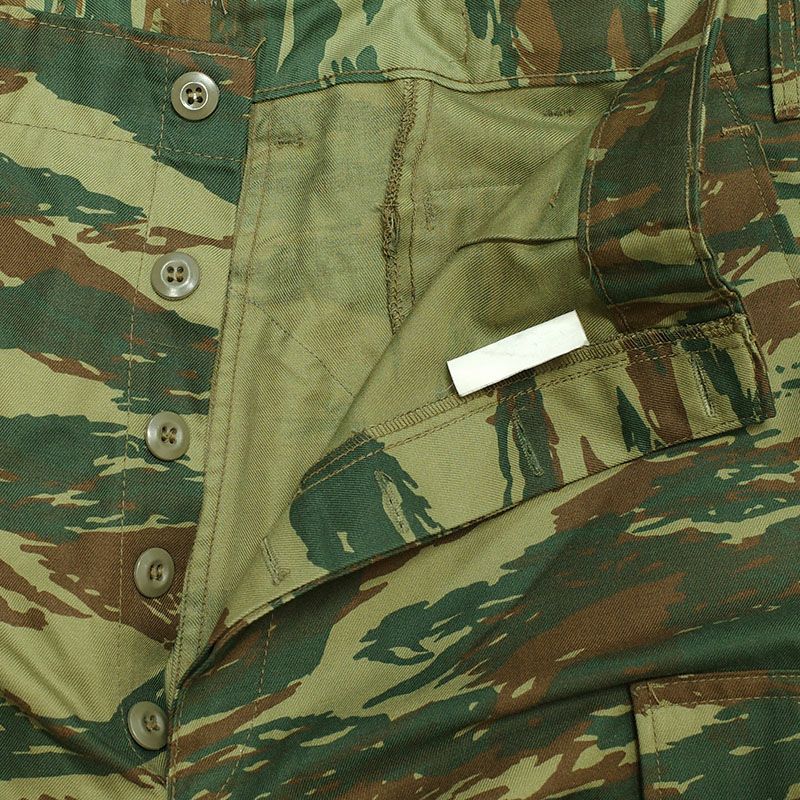 ギリシャ軍 フィールド カーゴパンツ ツイル リザードカモ USED 