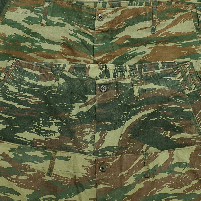 ギリシャ軍 フィールド カーゴパンツ ツイル リザードカモ USED