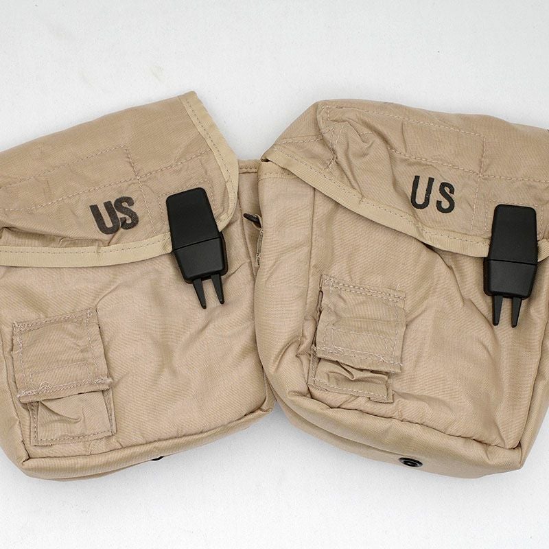 米軍 2QT キャンティーンカバー ショルダーバッグ ナイロン タン