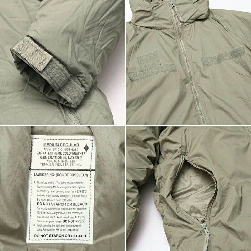 米軍 ECWCS GEN3 LEVEL7 ジャケット デッドストック TENNIER 