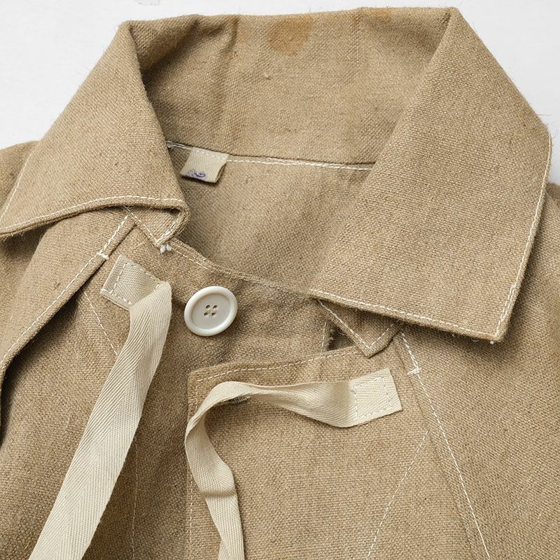 イタリア軍 50s メカニックコート リネン デッドストック ZJC531NN