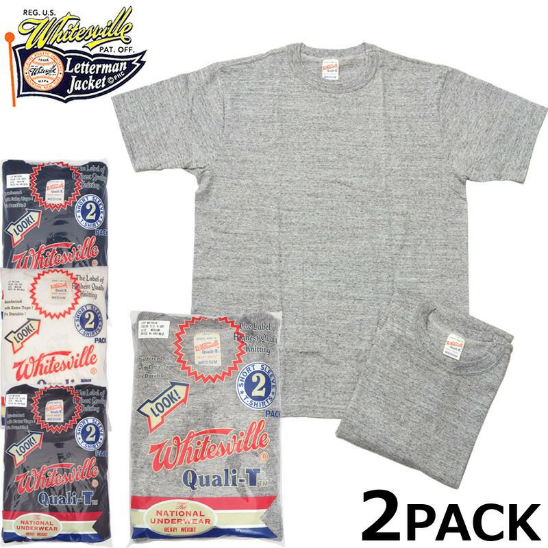WHITESVILLE ホワイツビル #WV73544 2PACK 半袖 Tシャツ 2枚組 パックT